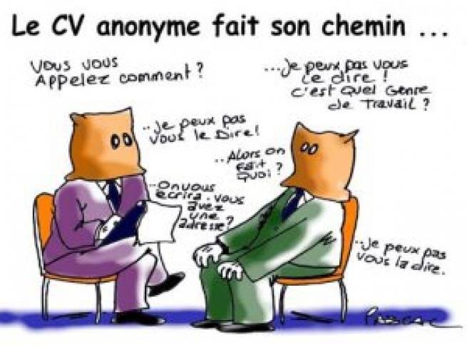 CV anonyme